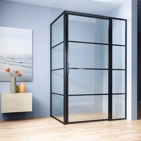 New Model Mix Side Panel Walkin Shower Screen